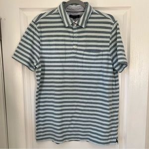 Banana Republic Mens Striped Polo